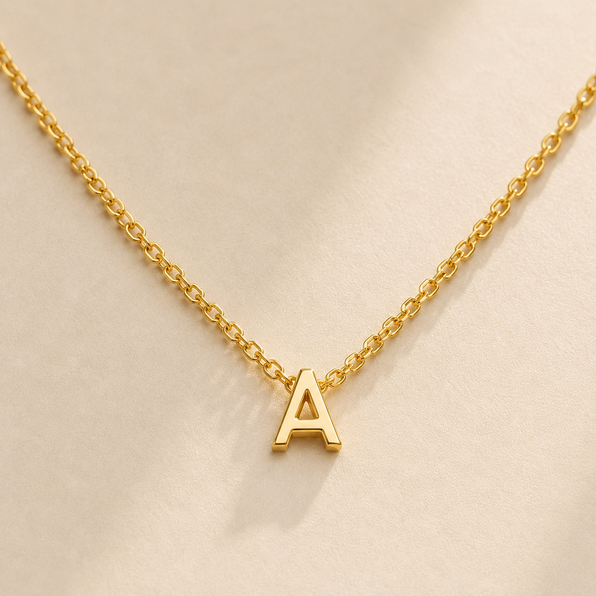 Custom Mini Letter Necklace | Alphabet Initial Charm - Anthology Jewelry Company