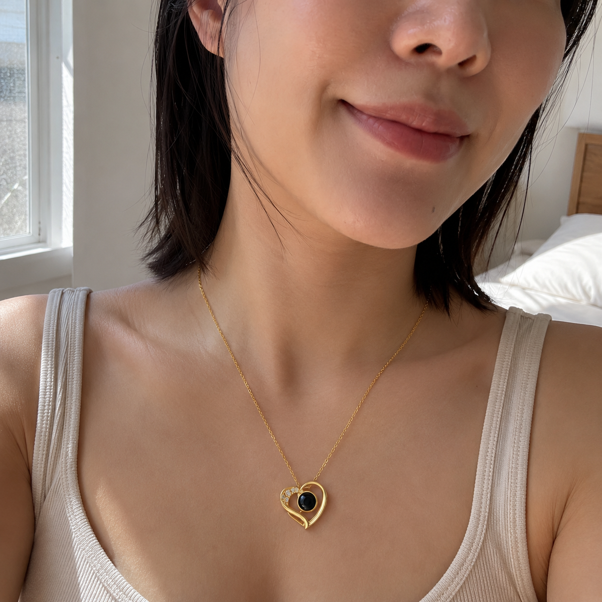 Custom Photo Necklace | Heart Pendant - Anthology Jewelry Company