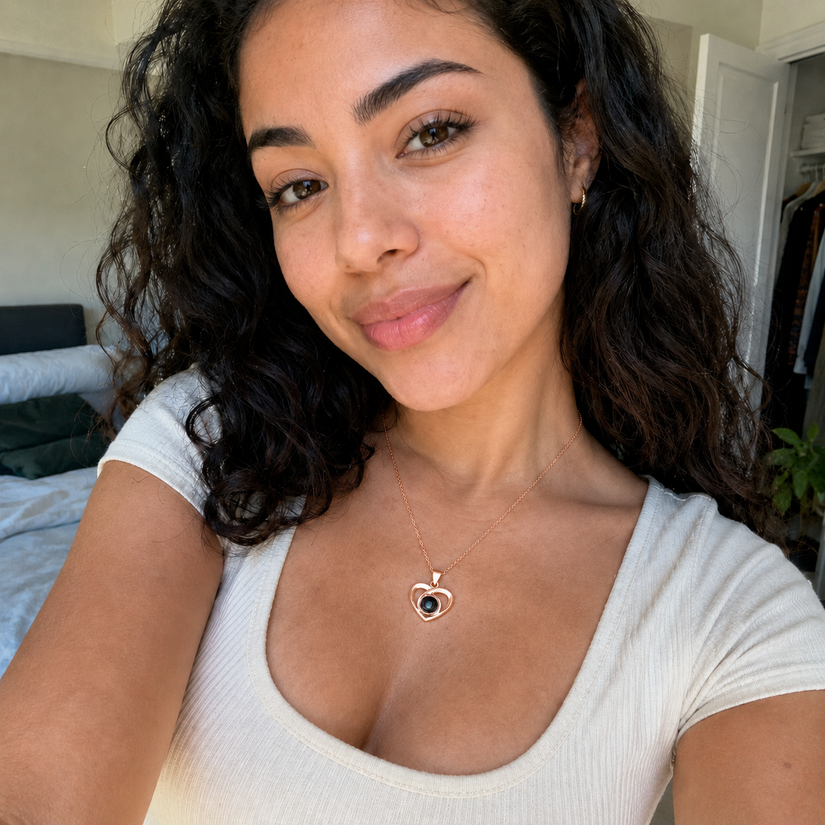 Custom Photo Necklace | Infinity Heart Pendant - Anthology Jewelry Company