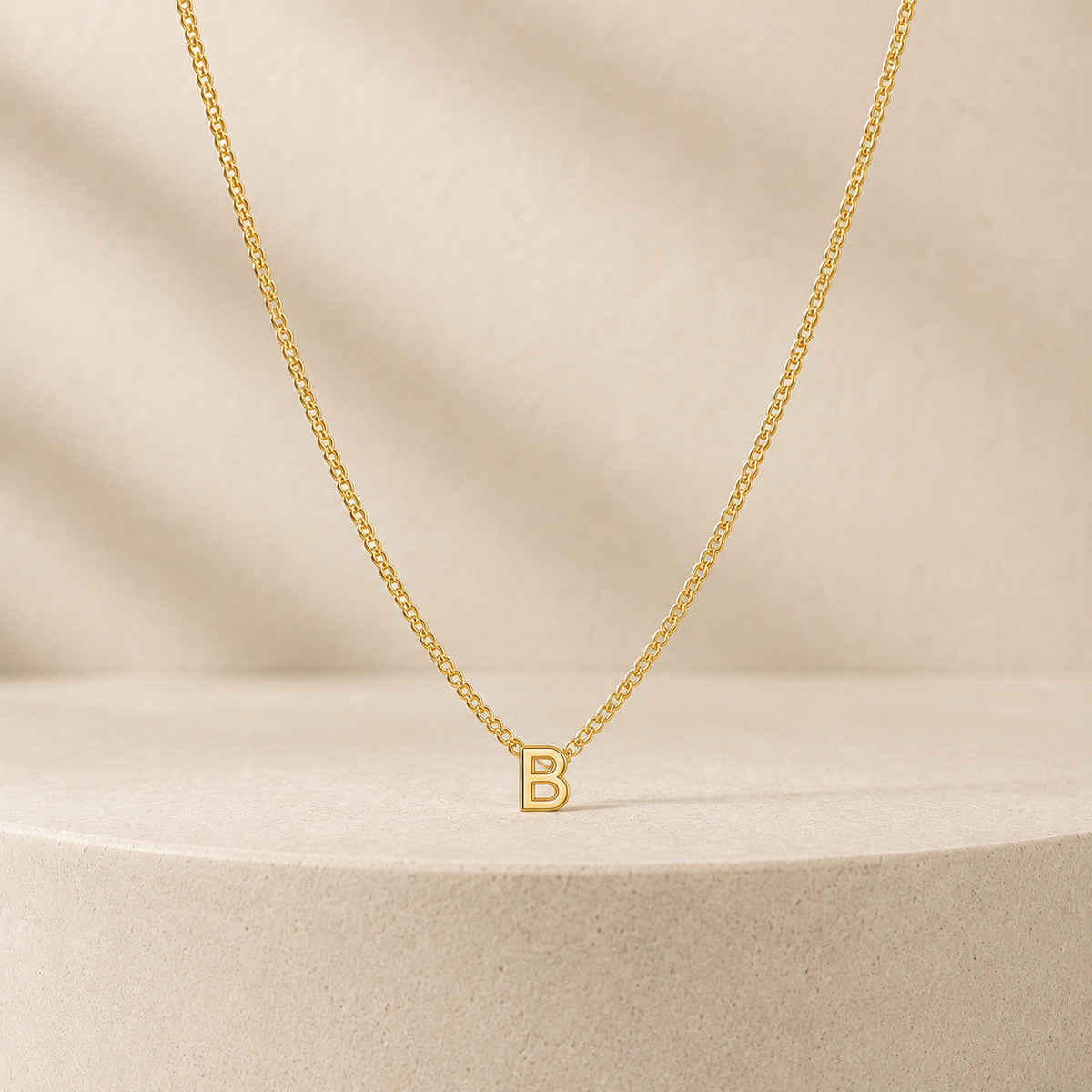 Custom Mini Letter Necklace | Alphabet Initial Charm - Anthology Jewelry Company