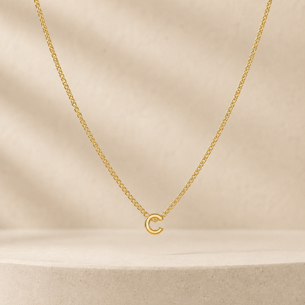 Custom Mini Letter Necklace | Alphabet Initial Charm - Anthology Jewelry Company
