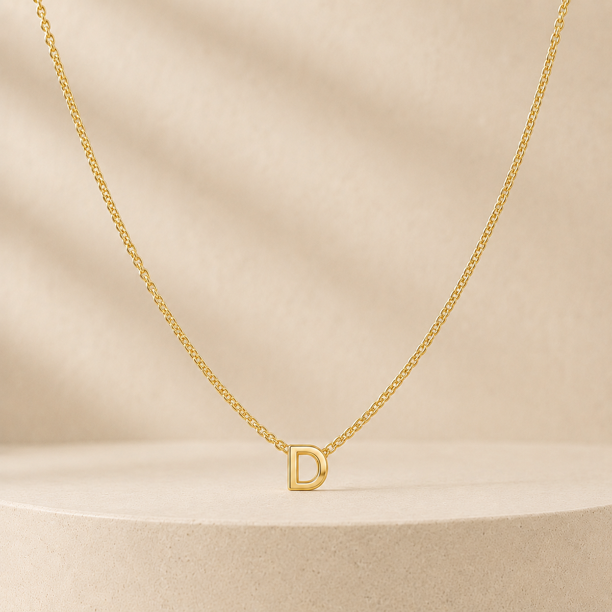 Custom Mini Letter Necklace | Alphabet Initial Charm - Anthology Jewelry Company