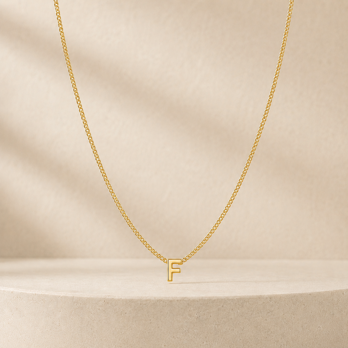 Custom Mini Letter Necklace | Alphabet Initial Charm - Anthology Jewelry Company