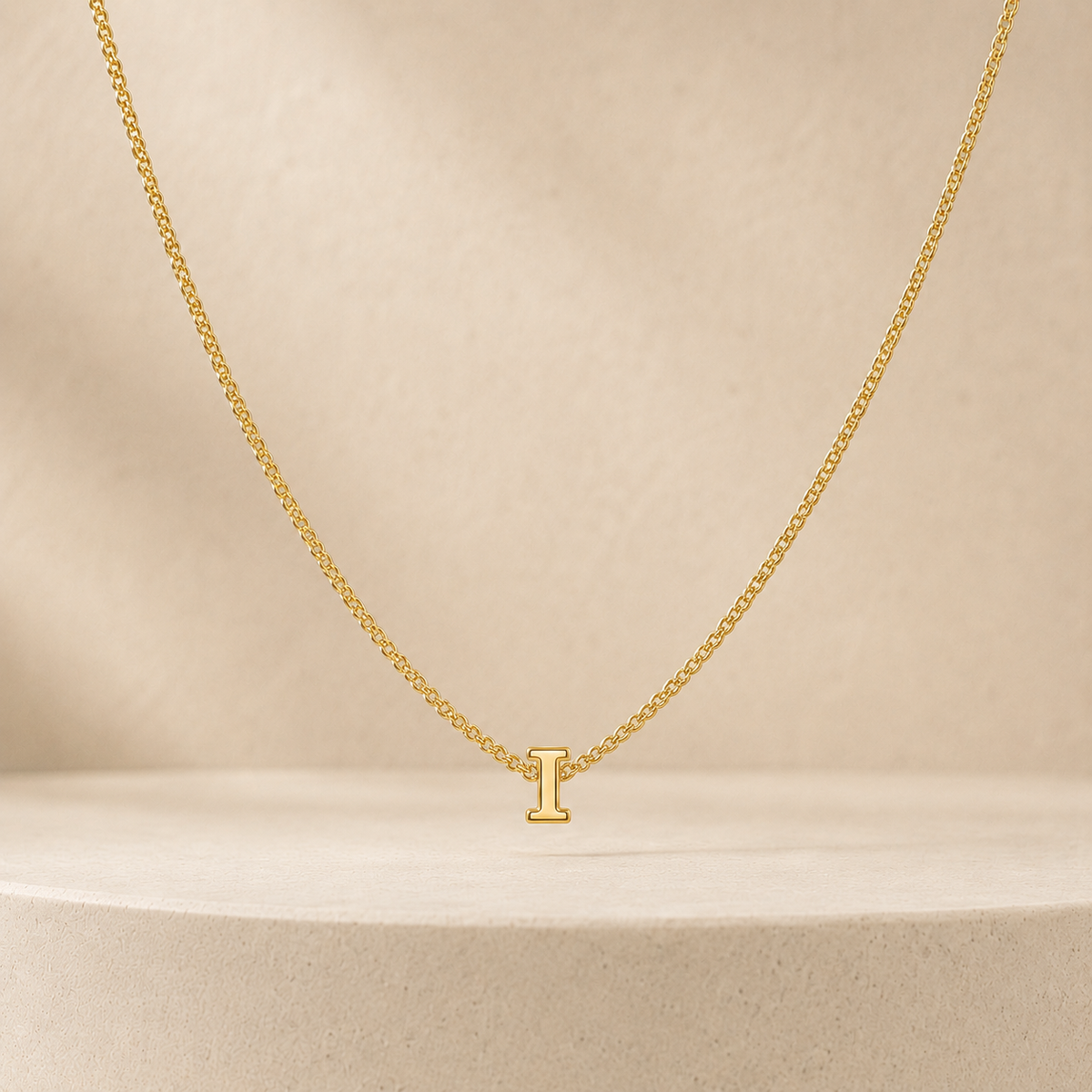 Custom Mini Letter Necklace | Alphabet Initial Charm - Anthology Jewelry Company