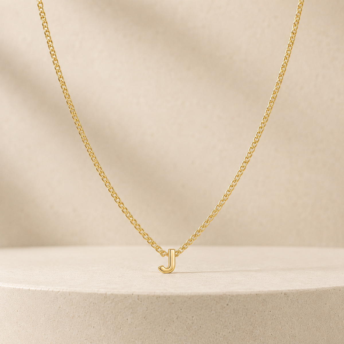 Custom Mini Letter Necklace | Alphabet Initial Charm - Anthology Jewelry Company