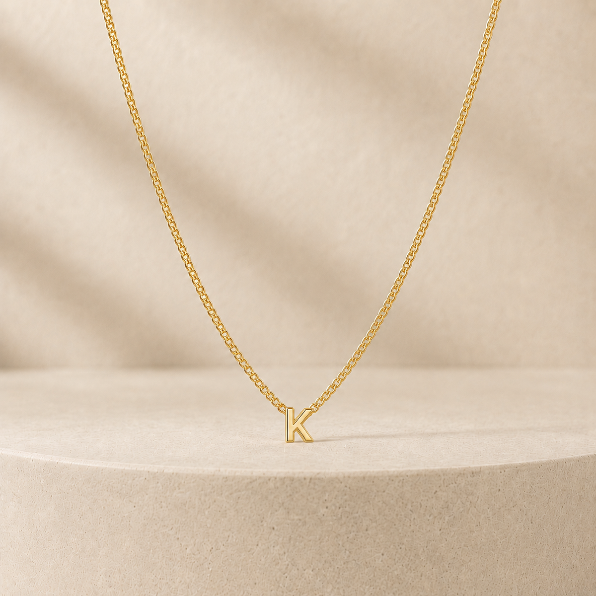Custom Mini Letter Necklace | Alphabet Initial Charm - Anthology Jewelry Company