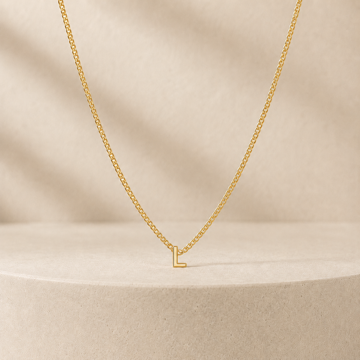 Custom Mini Letter Necklace | Alphabet Initial Charm - Anthology Jewelry Company