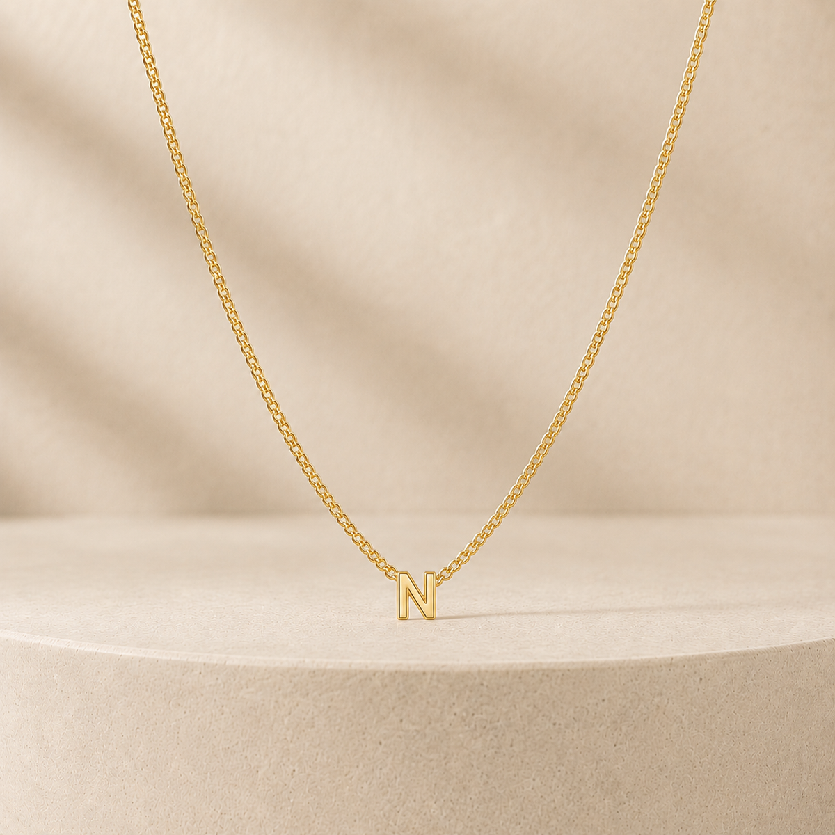 Custom Mini Letter Necklace | Alphabet Initial Charm - Anthology Jewelry Company