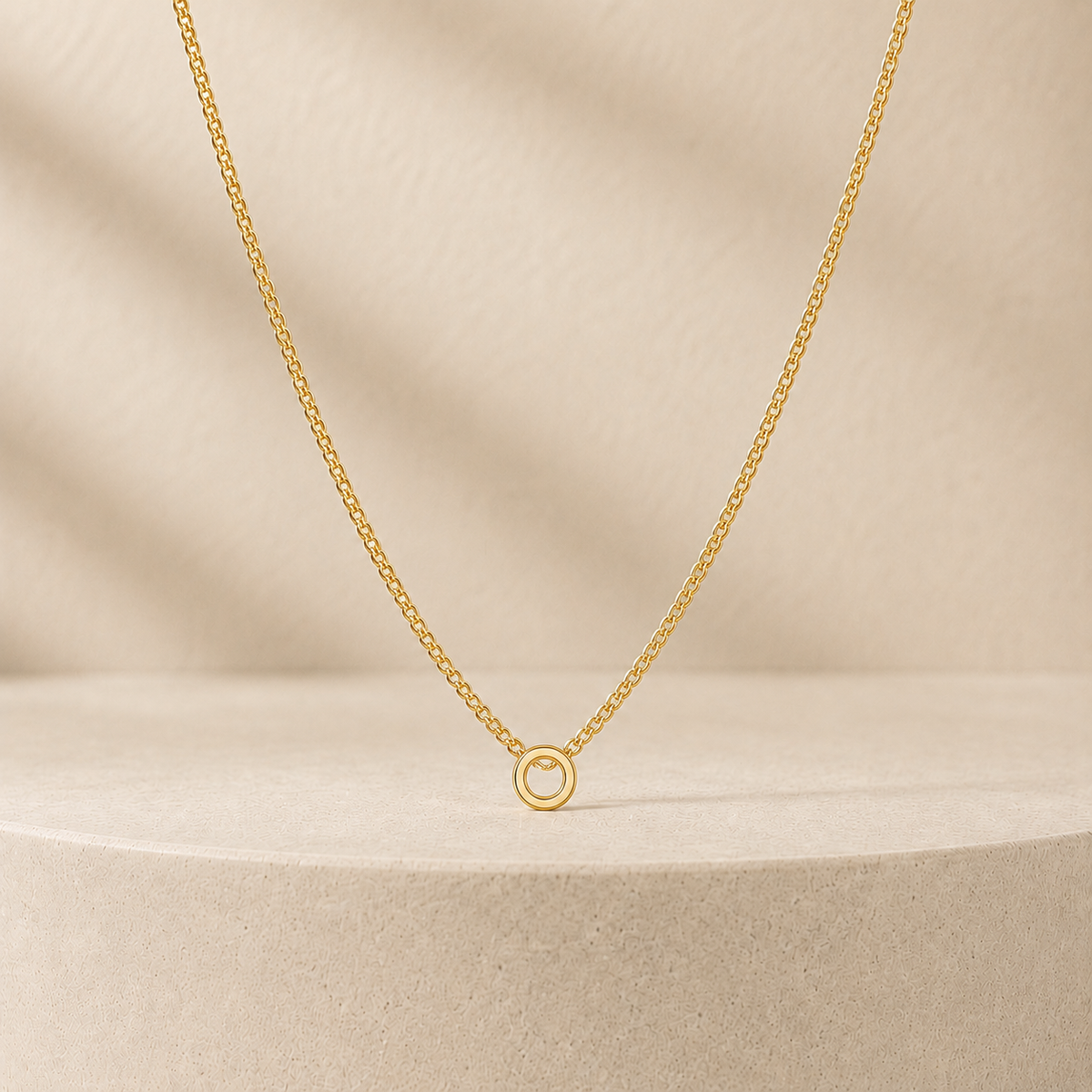 Custom Mini Letter Necklace | Alphabet Initial Charm - Anthology Jewelry Company