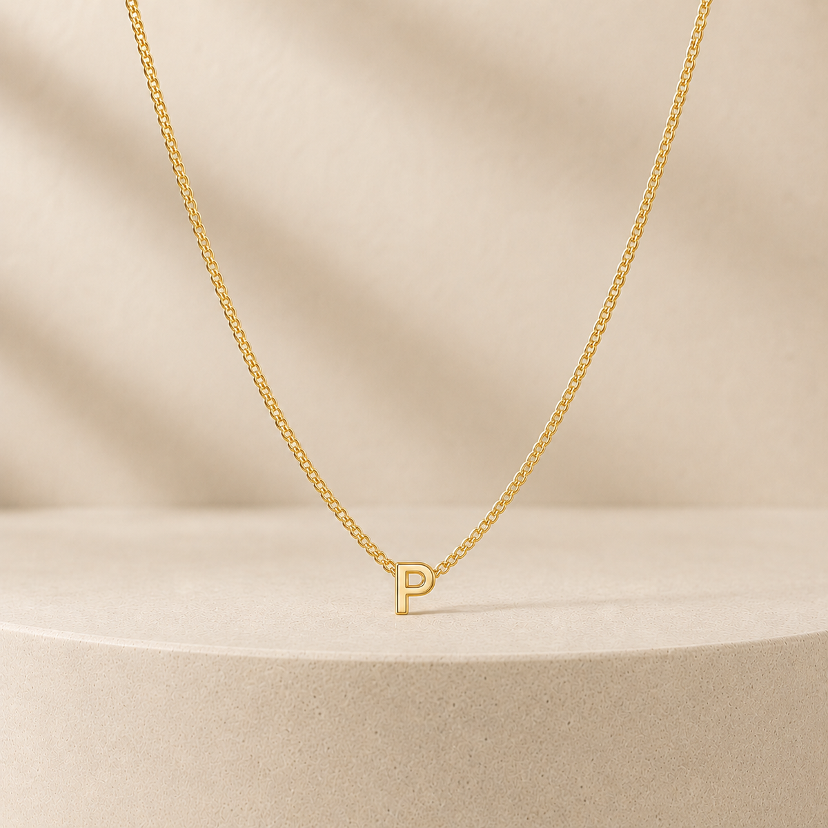 Custom Mini Letter Necklace | Alphabet Initial Charm - Anthology Jewelry Company