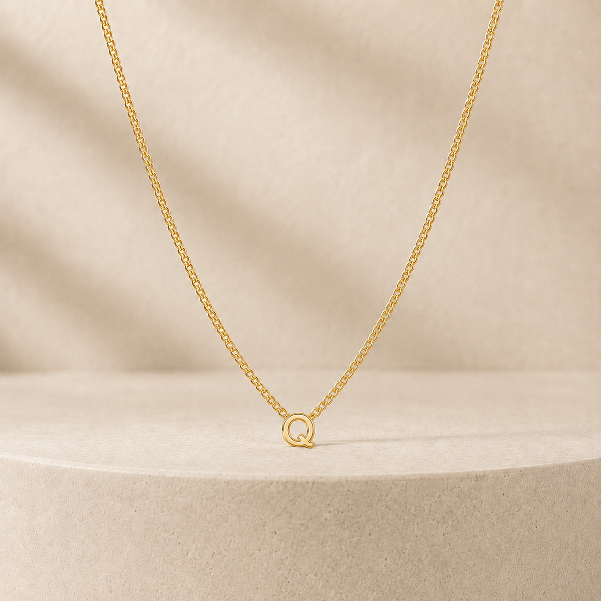 Custom Mini Letter Necklace | Alphabet Initial Charm - Anthology Jewelry Company