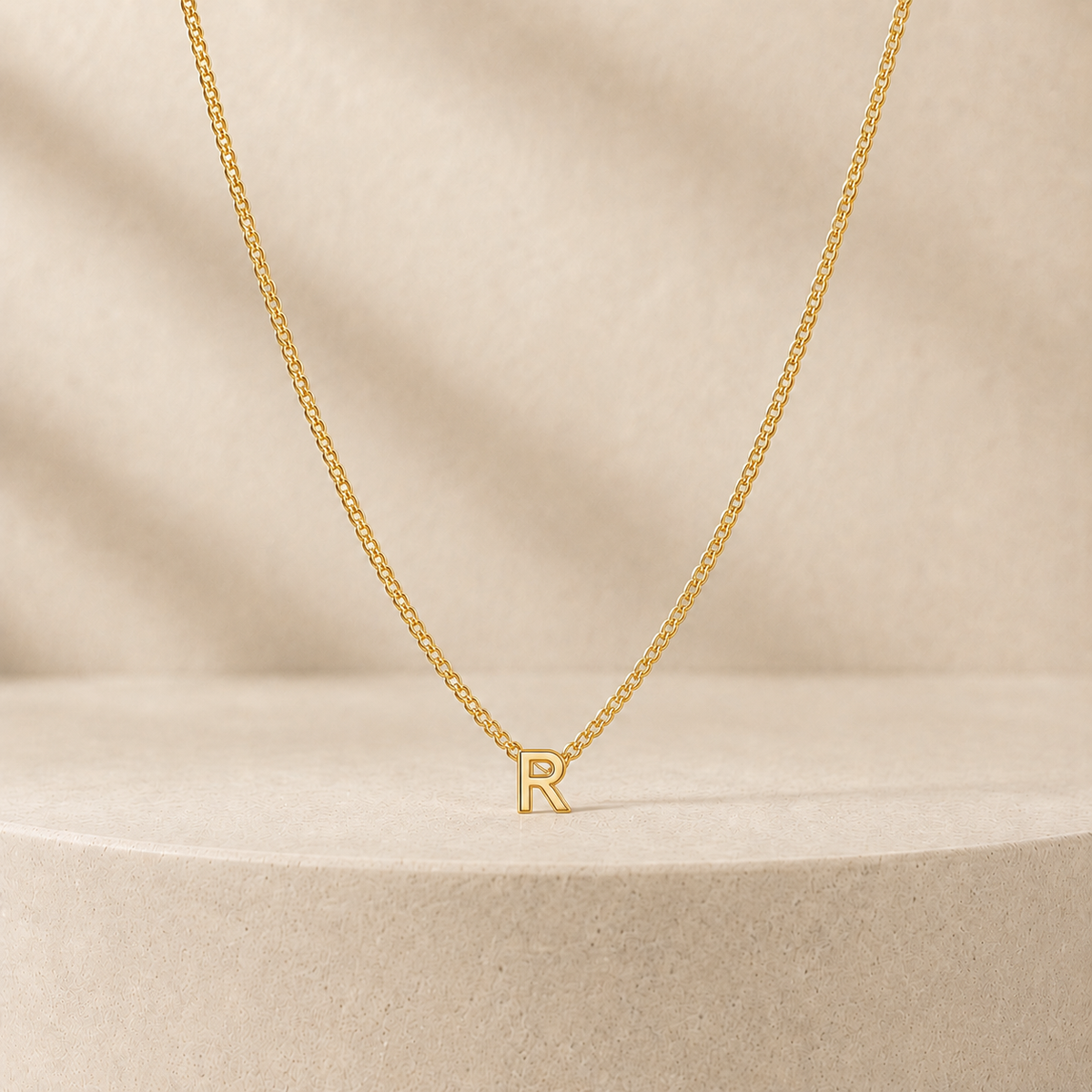 Custom Mini Letter Necklace | Alphabet Initial Charm - Anthology Jewelry Company