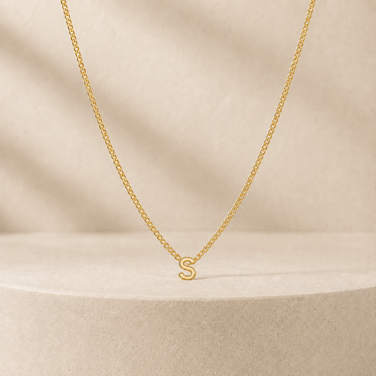 Custom Mini Letter Necklace | Alphabet Initial Charm - Anthology Jewelry Company
