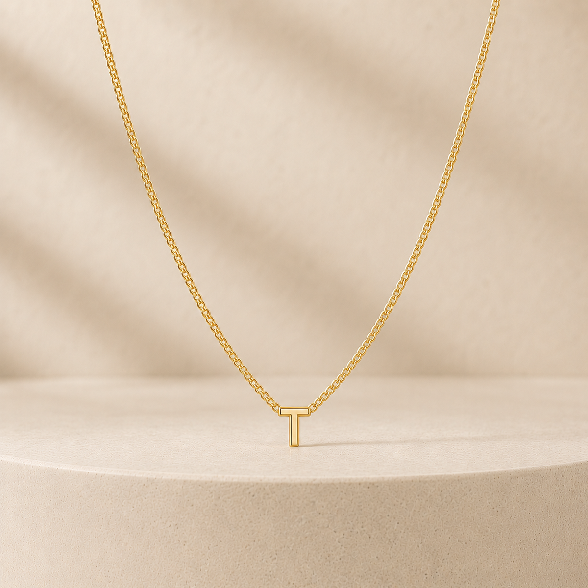 Custom Mini Letter Necklace | Alphabet Initial Charm - Anthology Jewelry Company