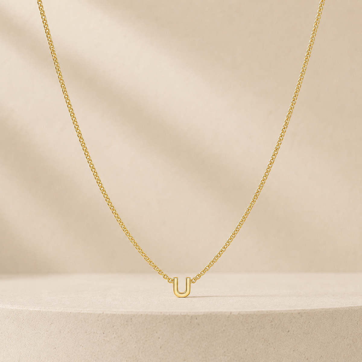 Custom Mini Letter Necklace | Alphabet Initial Charm - Anthology Jewelry Company