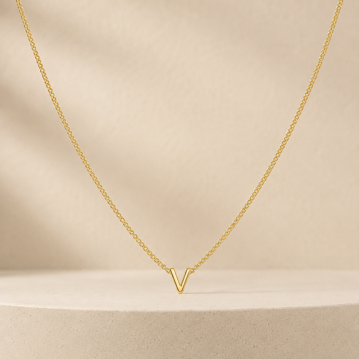 Custom Mini Letter Necklace | Alphabet Initial Charm - Anthology Jewelry Company