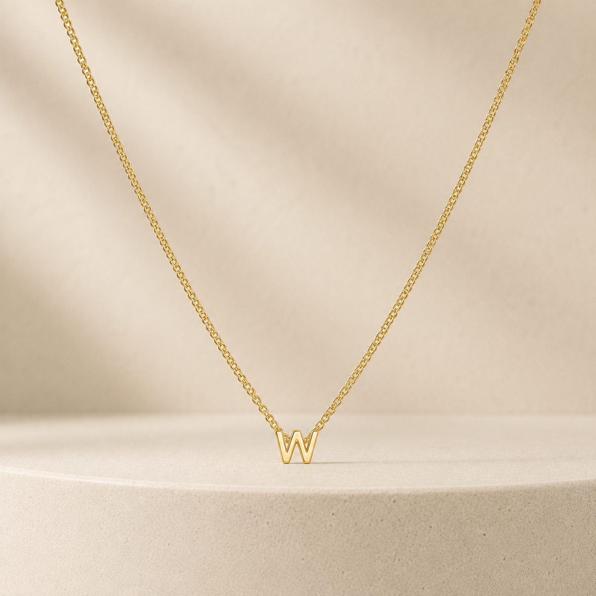 Custom Mini Letter Necklace | Alphabet Initial Charm - Anthology Jewelry Company