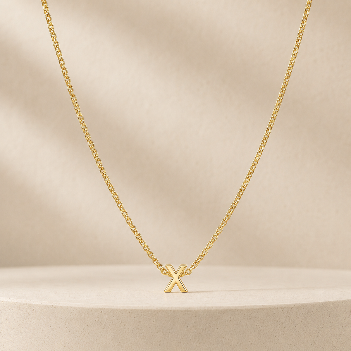 Custom Mini Letter Necklace | Alphabet Initial Charm - Anthology Jewelry Company