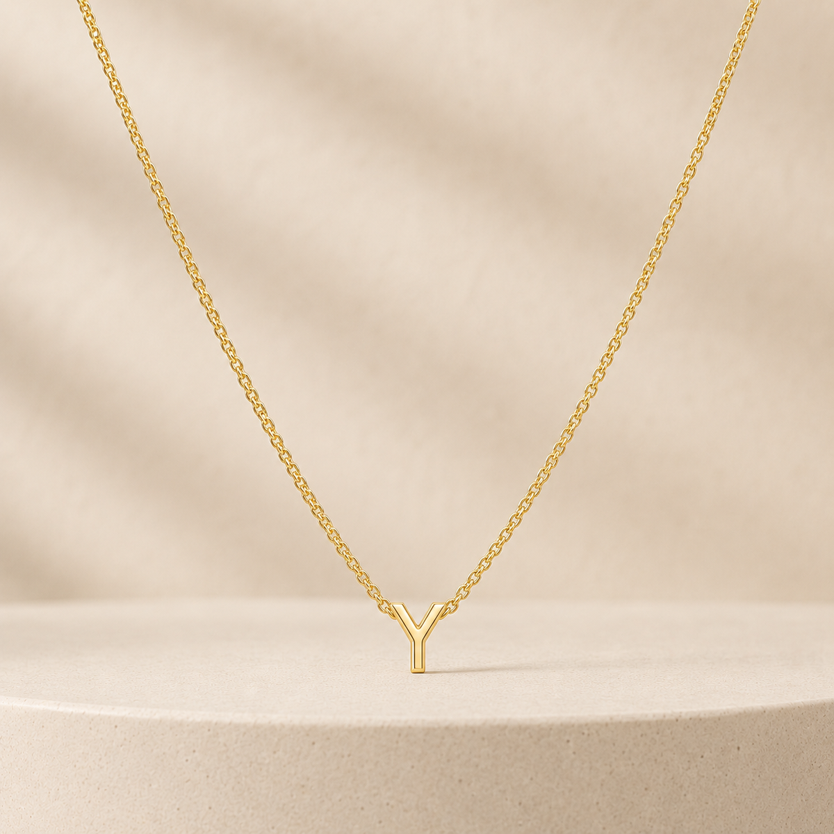 Custom Mini Letter Necklace | Alphabet Initial Charm - Anthology Jewelry Company