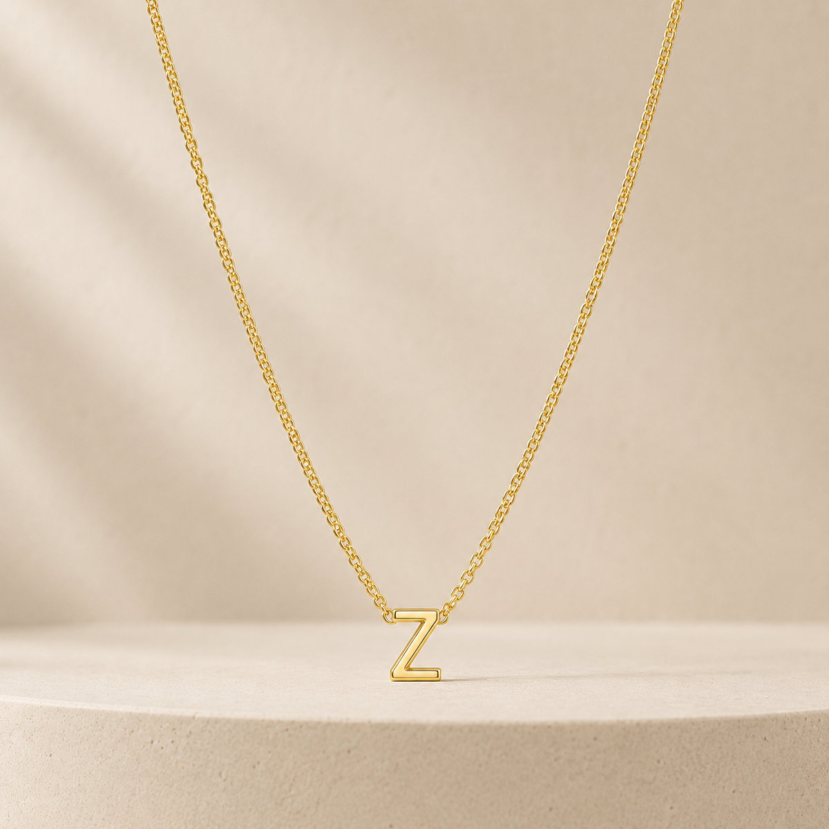Custom Mini Letter Necklace | Alphabet Initial Charm - Anthology Jewelry Company