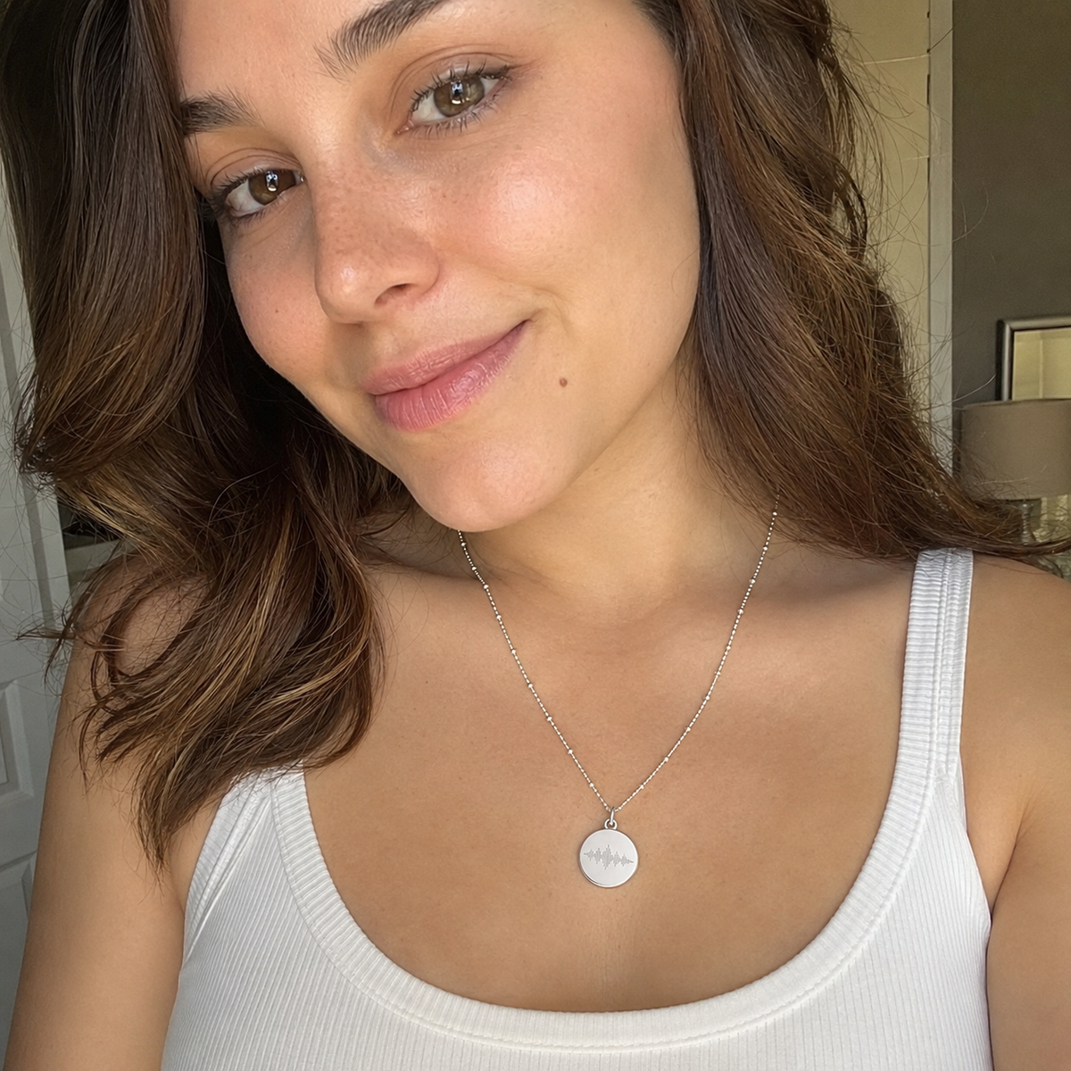 Custom Soundwave Necklace | Disc Pendant - Anthology Jewelry Company