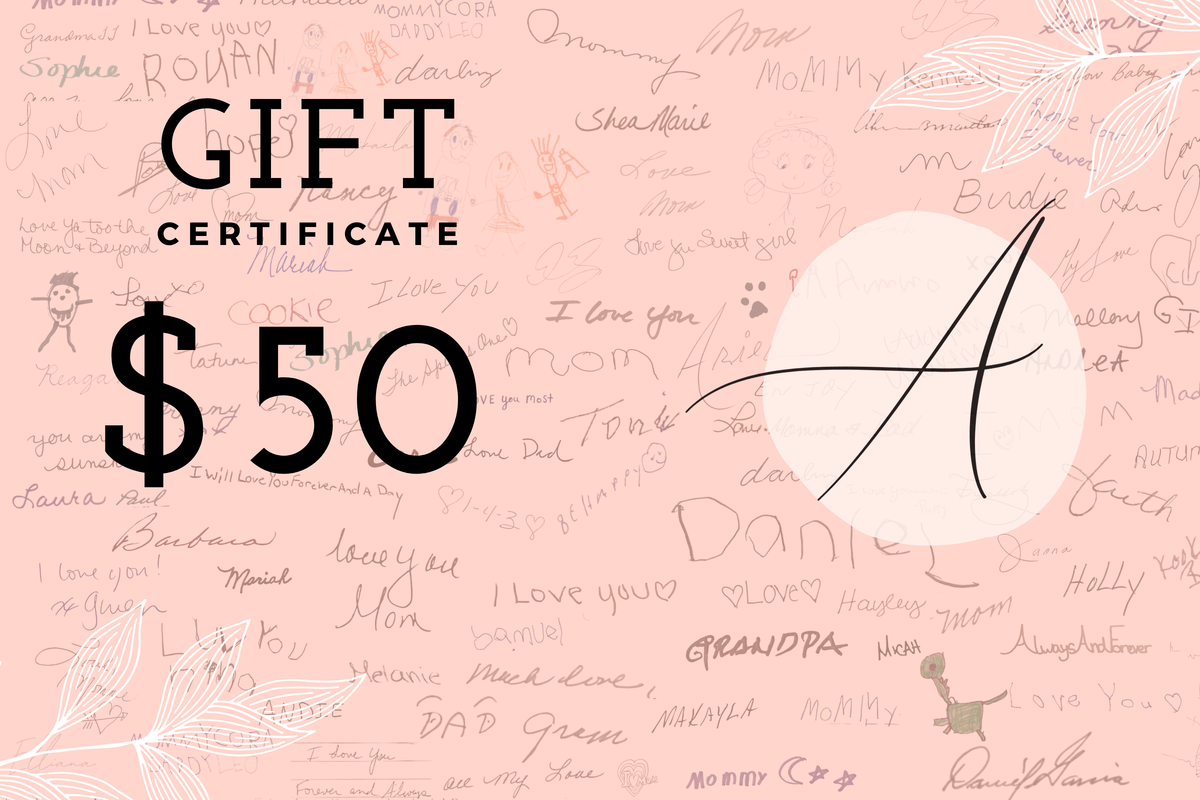 Anthology Jewelry Gift Card email delivery preview