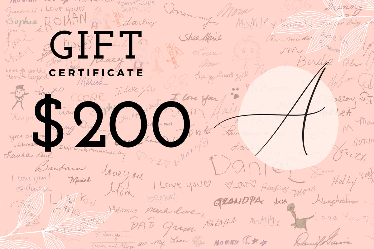 Anthology Jewelry Gift Card redeeming at checkout