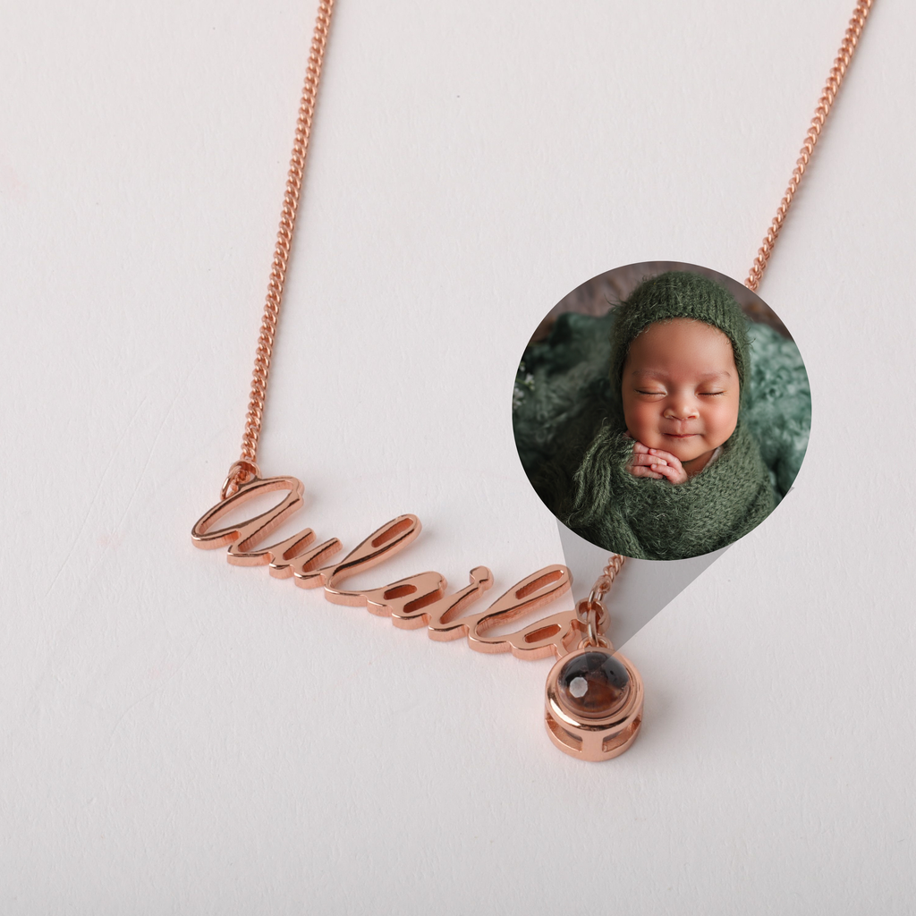 Custom Photo Handwriting Necklace - Anthology Jewelry Company