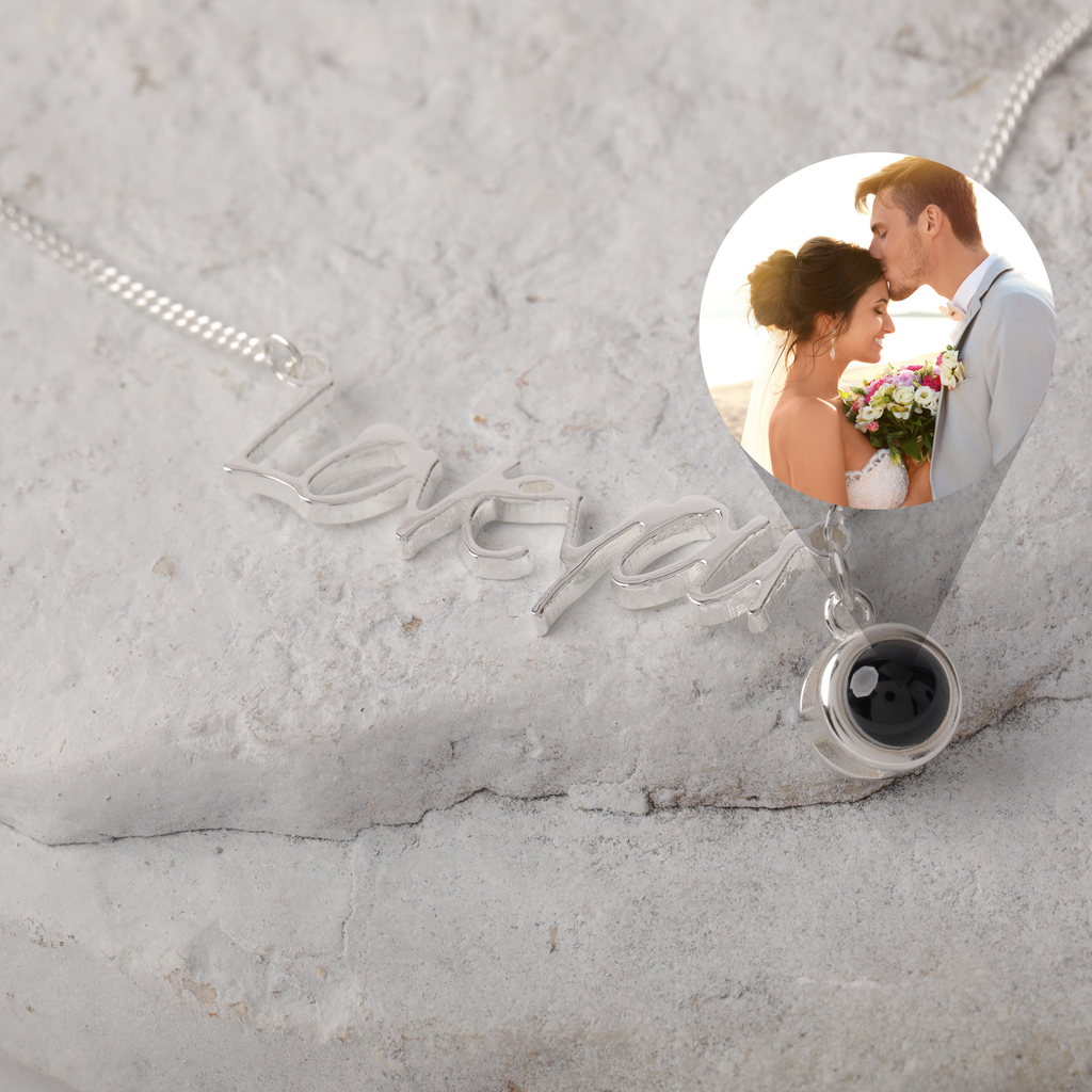 Custom Photo Handwriting Necklace - Anthology Jewelry Company