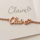 Personalized handwriting necklace gold finish - custom signature pendant