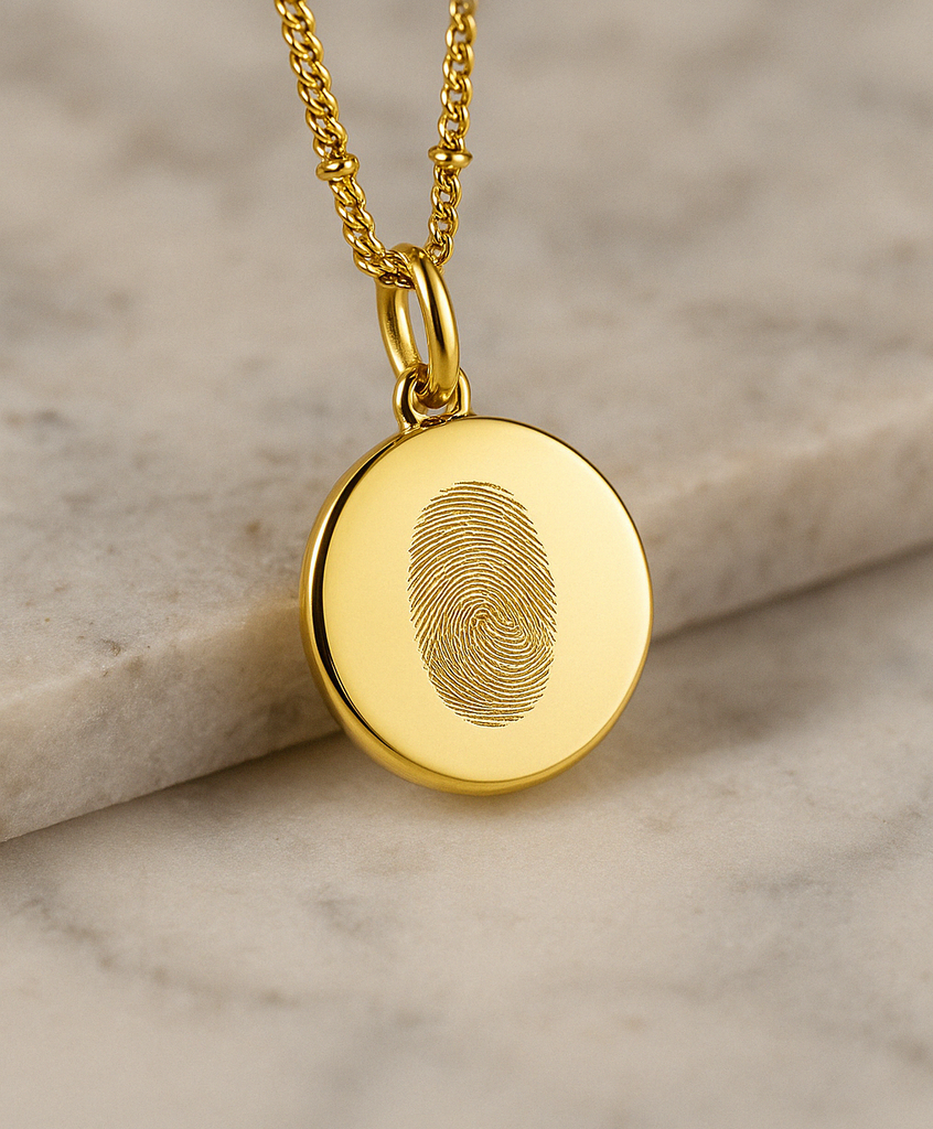 Custom Fingerprint Necklace - Anthology Jewelry Company