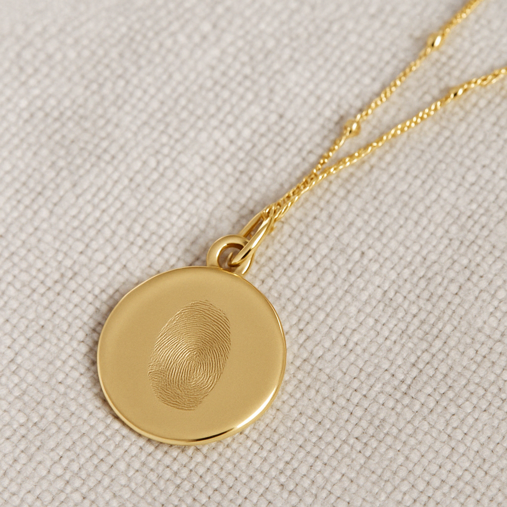 Custom Fingerprint Necklace - Anthology Jewelry Company