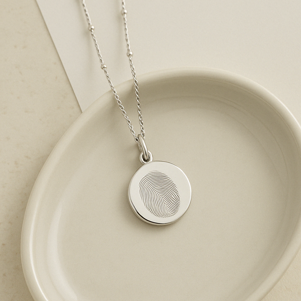 Custom Fingerprint Necklace - Anthology Jewelry Company