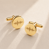 Custom Soundwave Cufflinks - Anthology Jewelry Company