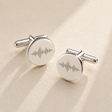 Custom Soundwave Cufflinks - Anthology Jewelry Company