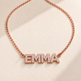 Custom Pavé Name Necklace