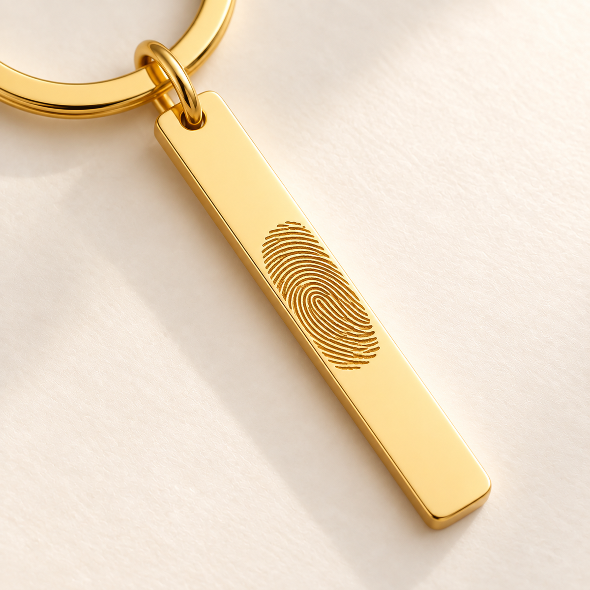 Custom Vertical Bar Keychain