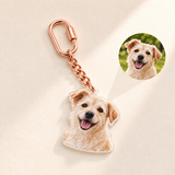 Custom Photo Bag Charm & Keychain