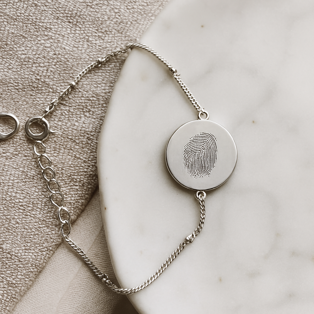 Custom Fingerprint Bracelet - Anthology Jewelry Company