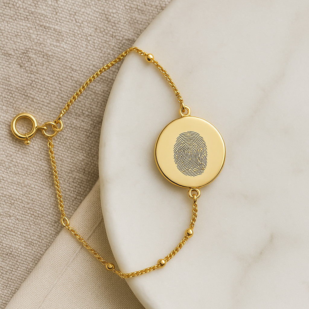 Custom Fingerprint Bracelet - Anthology Jewelry Company