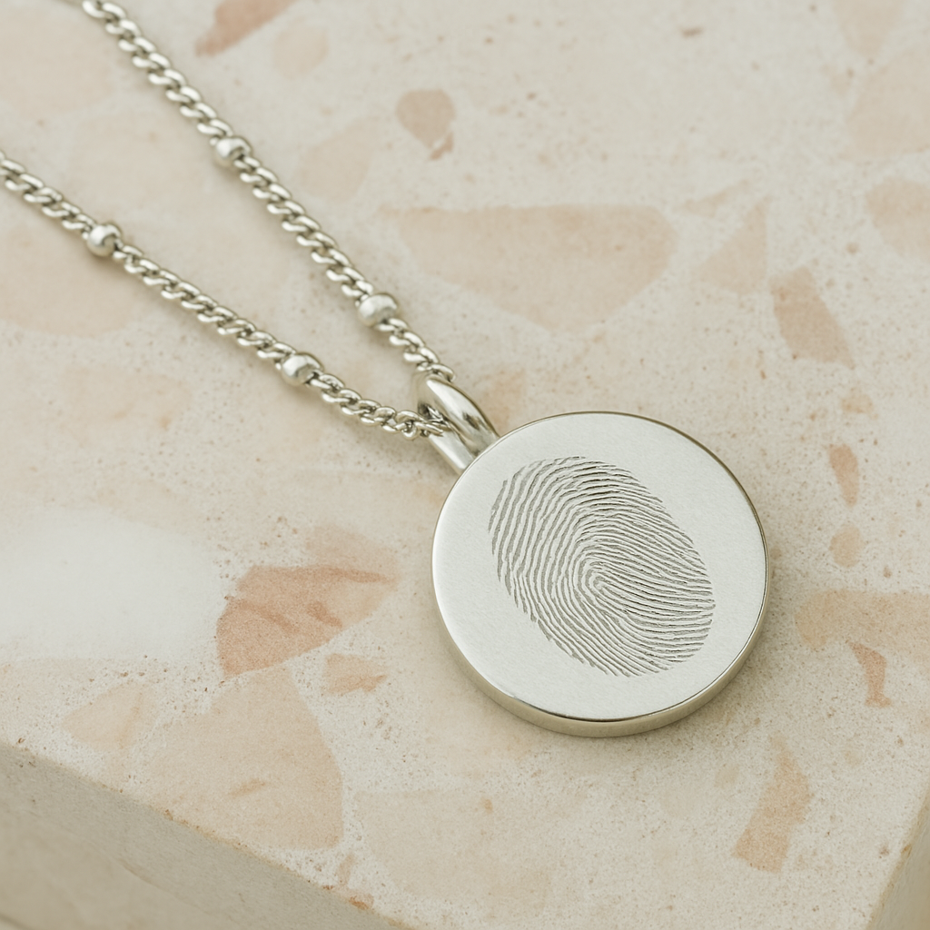Custom Fingerprint Necklace - Anthology Jewelry Company