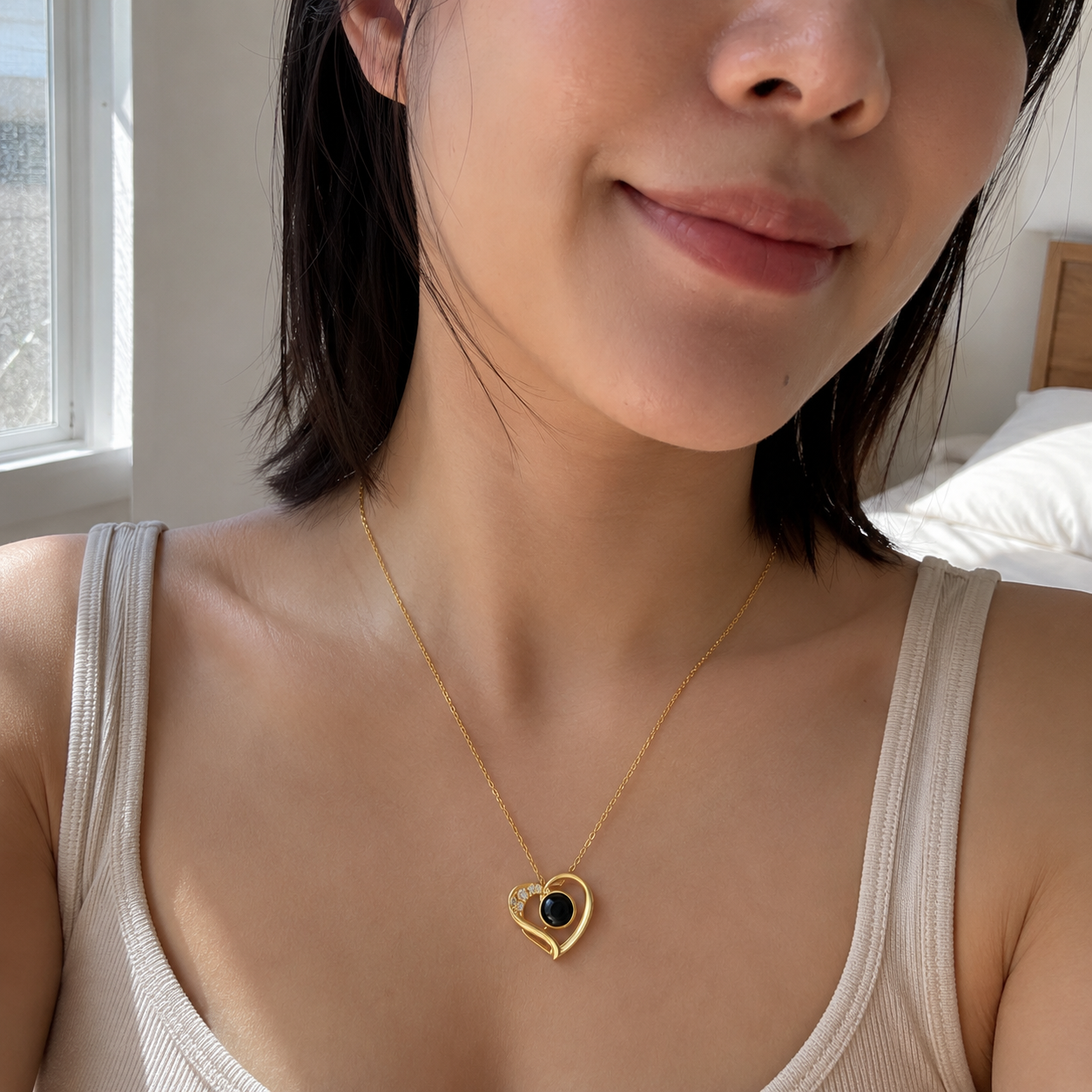 Custom Photo Necklace | Heart Pendant - Anthology Jewelry Company