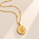Custom Baby Handprint or Footprint Necklace - Anthology Jewelry Company