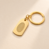 Custom Dog Tag Keychain glamour product photograph