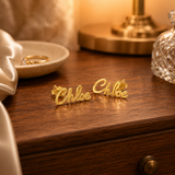 Custom Earrings in gold finish - Anthology Jewelry Company