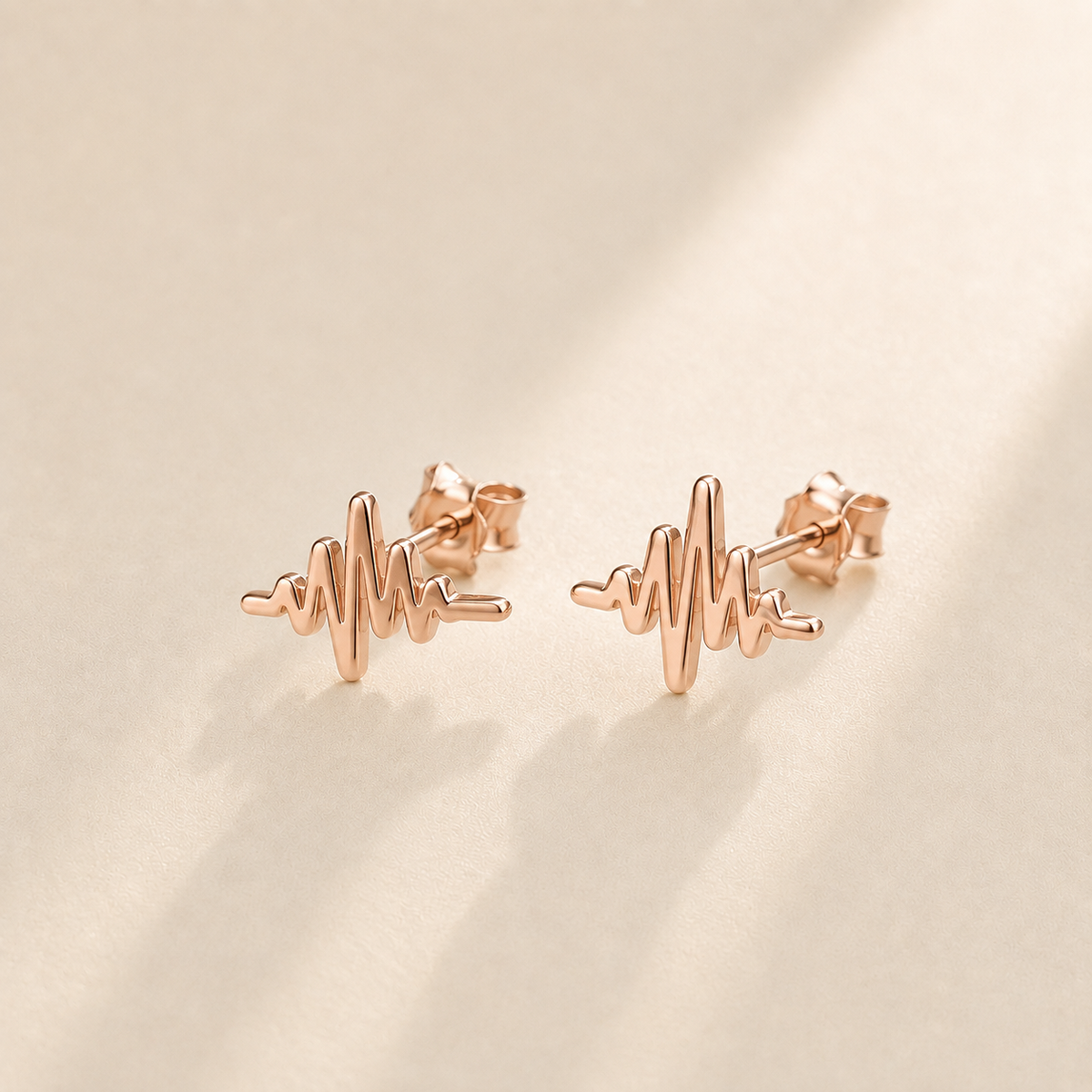 Custom Earrings close up detail - personalized earrings Anthology Jewelry