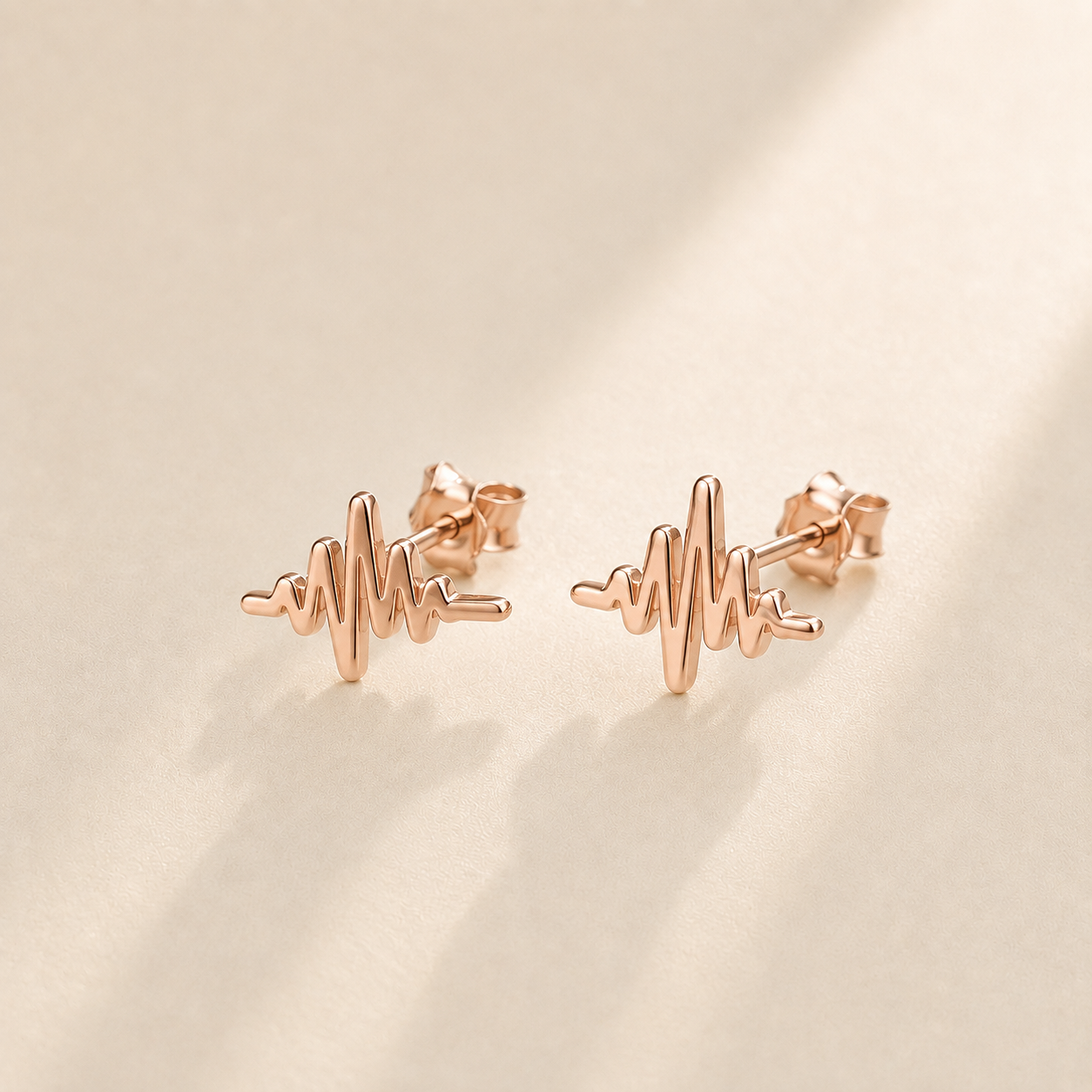 Custom Earrings close up detail - personalized earrings Anthology Jewelry