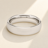 Custom Engravable Wedding Band Interior Handwriting Engraving - Personalized Anthology Jewelry.