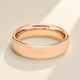Custom Engravable Wedding Band Tungsten Finish - Side View Anthology Jewelry.