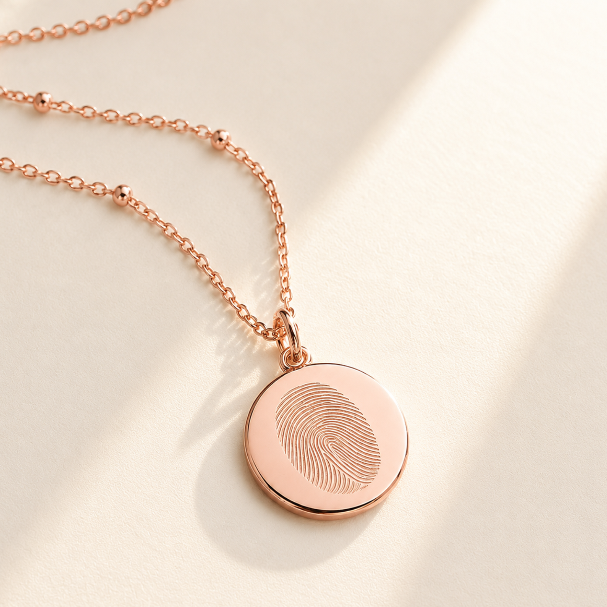 Custom Fingerprint Necklace - Anthology Jewelry Company